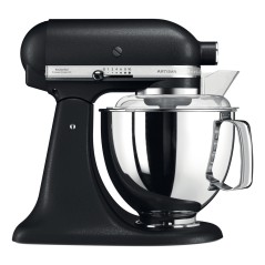 Buy the KitchenAid Artisan 5KSM175PSEBK 4.8L Stand Mixer - Black Cast Iron, Perfect for Your Culinary Creations!